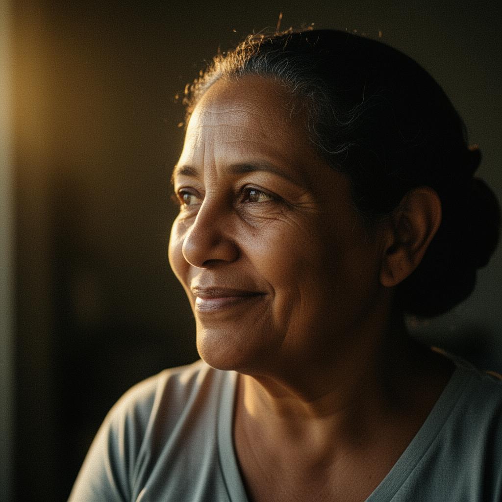 Mara, em um momento contemplativo